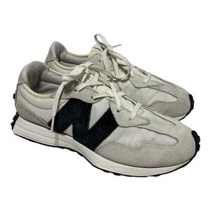 New Balance Off-White and Black Athletic Shoes